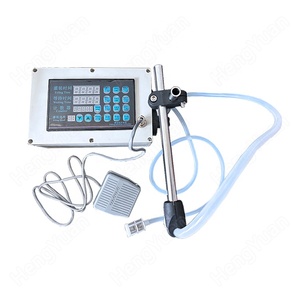 HY-GFK280-B ekonomik tip yarı otomatik masaüstü dijital sıvı dolum makinesi sıvı dağıtıcı - Product Image 5