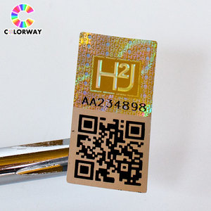 Custom Design QR <strong>Code</strong> Scratch off 3D Authenticity Hologram Stickers With Security <strong>Code</strong> <strong>Verification</strong> System - Product Image 3