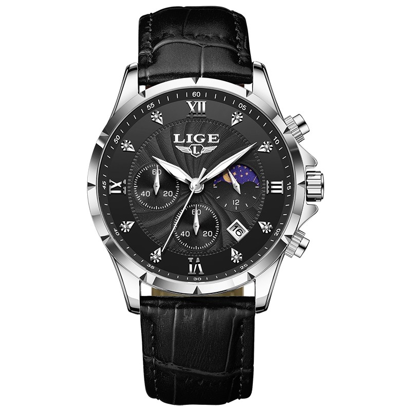 I - negro plateado