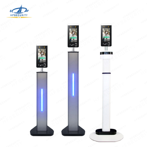 HFSecurity FR07 máscara de reconocimiento Wifi QR código escaneo torniquete control de acceso facial huella digital Sistema de Control de Acceso - Product Image 1