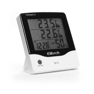 BT-3 Indoor/ Outdoor Digital Thermometer <strong>Hygrometer</strong> Temperature <strong>Hygrometer</strong> with <strong>Large</strong> LCD Display Clock and Min/max Value - Product Image 4