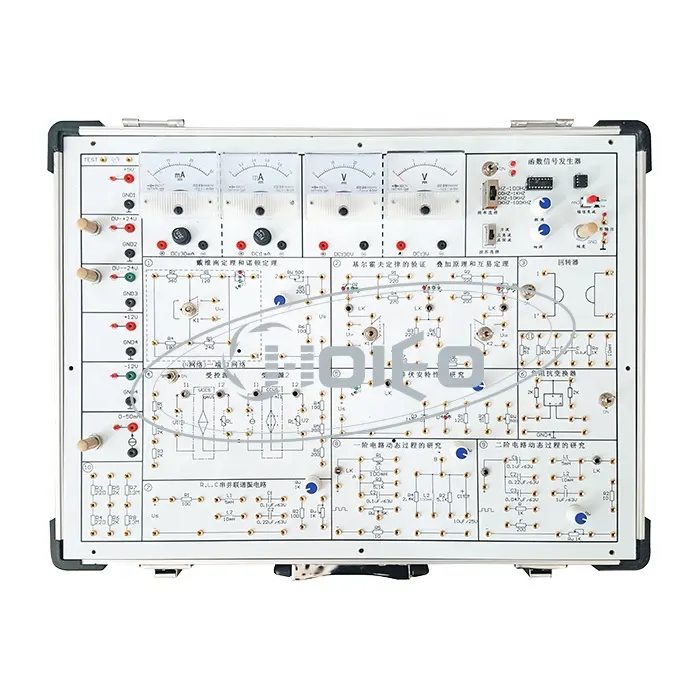Kit de formation électronique de base d'entraîneur de principe de circuit portatif CEZ-201 pour des ingénieurs et des techniciens