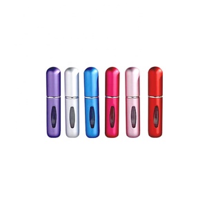 5 ml tragbare <span class=keywords><strong>Mini</strong></span>-Parfüm-Füllflasche für Reisen Zerstäuber Aluminium-Spray-Parfümflasche leere Kosmetikbehälter - Product Image 3