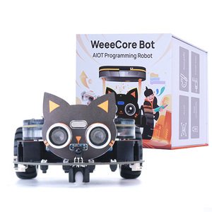 Drahtlose BT WiFi Steam Diy Scratch 3.0 Python-Codierung Ai Smart Esp32-Programm Stem Education Robotic Car Kit für Schulkinder