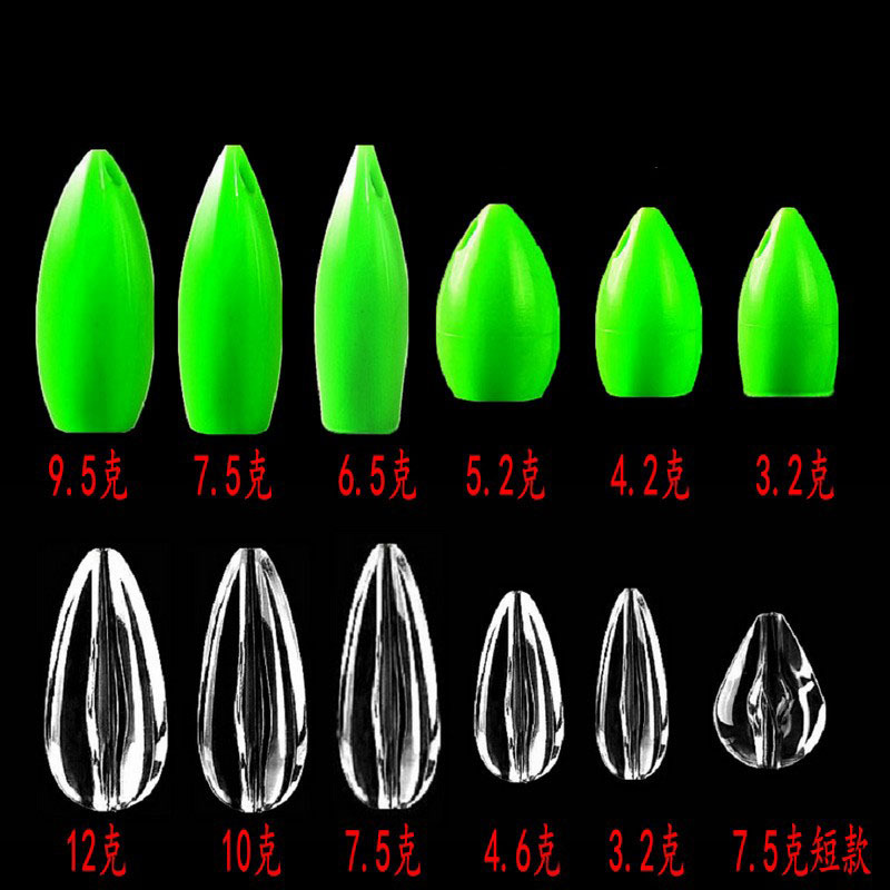 เม็ดยาโปร่งใสชนิดจมช้า บรรจุ 10 เม็ดต่อแพ็ค มาพร้อมเข็มกลัดนิรภัย