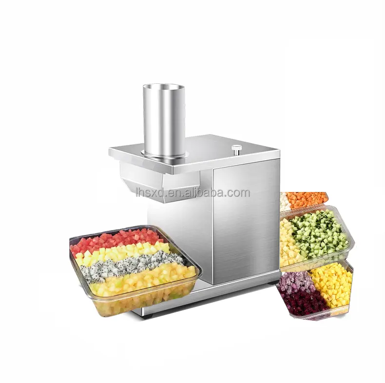 Mini Rau dicing Máy khoai tây cà rốt Cube Máy cắt thương mại Máy cắt rau