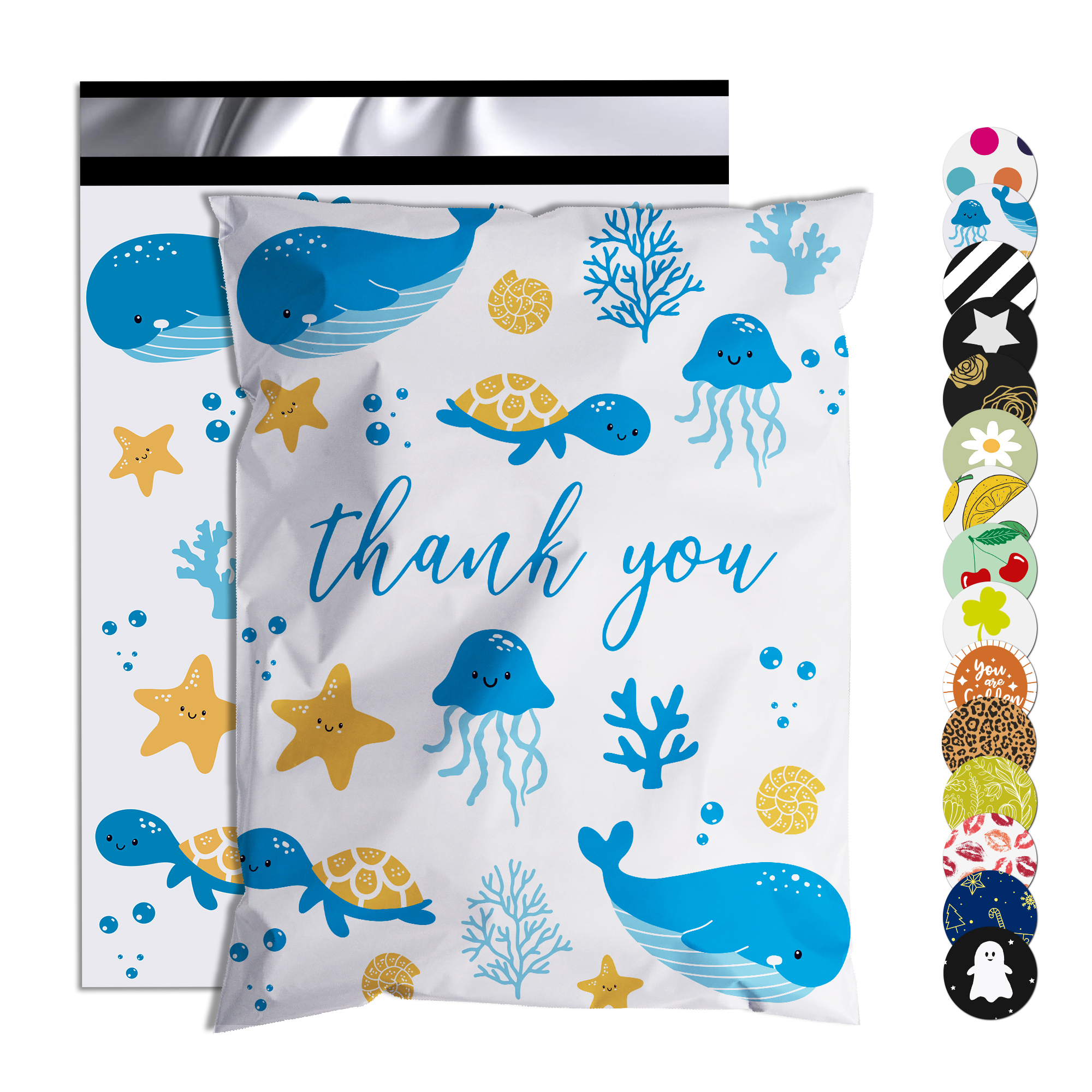 Sacs de courrier de la vie marine