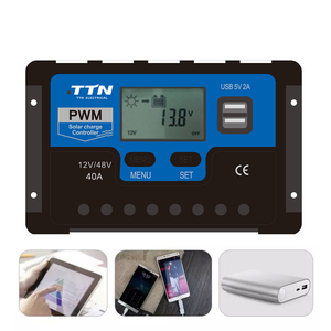 PWM ручной контроллер солнечной зарядки, контроллер солнечной батареи pwm, контроллер солнечной зарядки pwm - Product Image 5