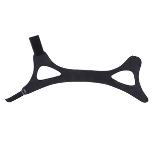 Sangle de protection anti-ronflement réglable en forme de triangle repose-menton à mâchoire fixe masque à pression faciale en V soutien du visage sangles de ronflement respirantes - Product Image 6