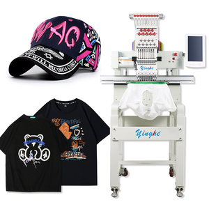 YH Large Format 1 Head 9 Needles Monogram Sewing <strong>Computer</strong> <strong>Software</strong> logo Cap Beads Flat T-shirt <strong>Functions</strong> Embroidery Machines - Product Image 6