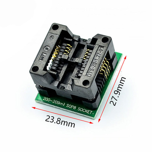 Smart Electronics 150mil 200MIL <strong>Socket</strong> Converter Module SOIC8 <strong>SOP8</strong> to DIP8 EZ <strong>Programmer</strong> Adapter - Product Image 3