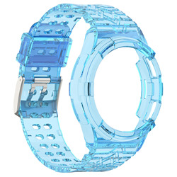 Translucent blue