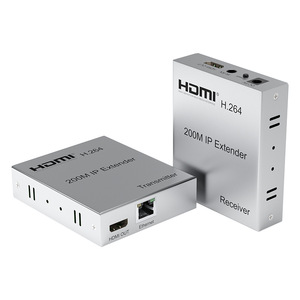 200M H.264 HDMI IP Extender IR-Steuerung Cat5e Cat6 Netzwerk HDMI Matrix USB RJ45 Ausgang 12V Eingang Unterstützt HDMI Loop Metal