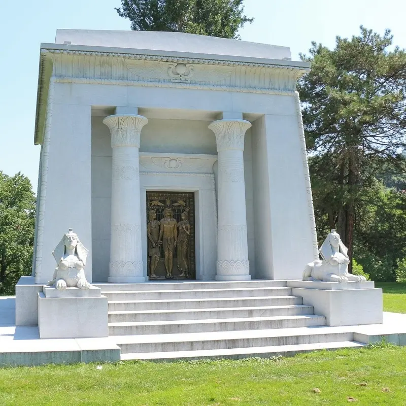 Luxury Design Marble Granite Crypt Mausoleum Headstone
