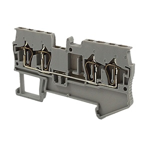 UTL UL,CE,TUV 1,5mm QUATTRO Conexión de jaula de resorte de alimentación Conector de bloque de terminales de carril Din - Product Image 1