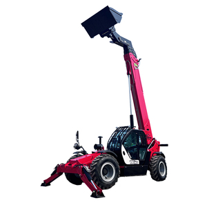 Nhà máy chất lượng cao 5 tấn 4WD <span class=keywords><strong>Telescopic</strong></span> xe nâng xe tải telehandler Max 18M nâng CE - Product Image 4