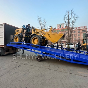 Container <strong>Loading</strong> and <strong>Unloading</strong> <strong>Platform</strong> with Efficient Motor Hydraulic Fixed Adjustment Height Plate