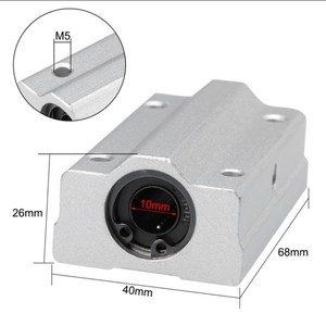SC20UU 20毫米铝直线运动球轴承滑动衬套块数控直线单元 - Product Image 4