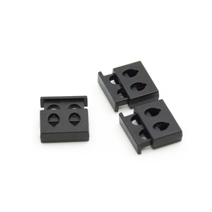 EcoFriendly phẳng Cube đôi lỗ Pig mũi dây Stopper dây khóa cho túi xách may mặc - Product Image 3