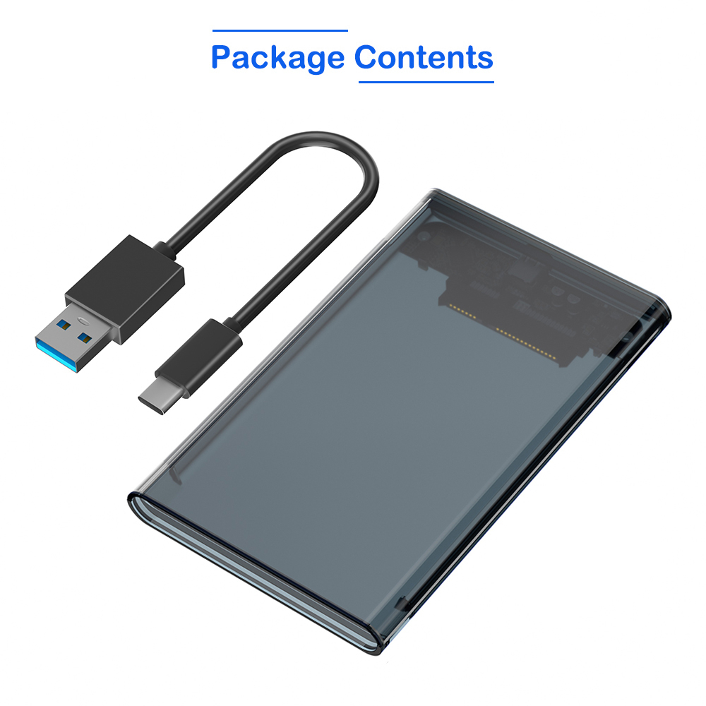 Gris --- USB 3.1Type-C vers SATA 2.5