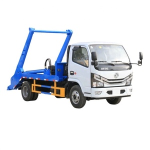 Dongfeng 4x2 качающийся мусоровоз мусорный бак мусорный контейнер Автоматическая нагрузка мусоровоз - Product Image 1