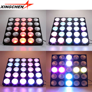 Yüksek parlaklık 25 adet 30w RGB 5x5 LED DMX matris ışık 5x5 Blinder ışık - Product Image 4