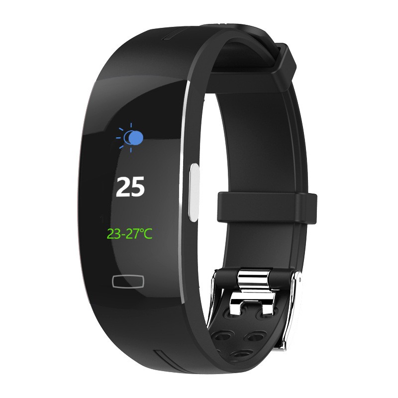 Silver + pure black strap