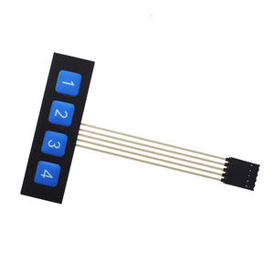 WGZX 1 3 4 5 12 16 20 Botón de tecla interruptor de membrana 1x4 1x5 4x4 4x5 teclas matriz teclado Panel de Control DIY Kit - Product Image 3