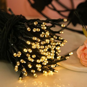 Solar 8 modos Led cadena luces árbol de Navidad 100LED 200LED Navidad LED luces al aire libre cadena Led luces impermeable - Product Image 1