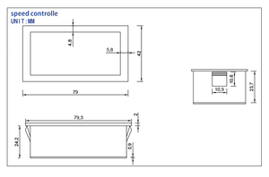 6v 12v 24v <strong>Pwm</strong> Digital Led Display Regulator CCM5D Stepless Regulating Switch <strong>Dc</strong> 6-30v <strong>Dc</strong> <strong>Motor</strong> <strong>Speed</strong> <strong>Controller</strong> - Product Image 6