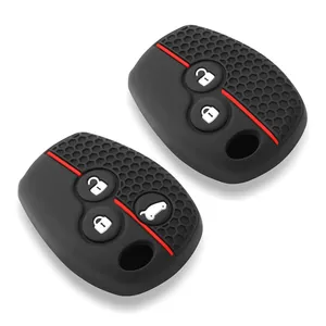 Renault DACIA DACIA Scenic Megane Sandero için Captur Twingo Modus 2 3 düğmeler silikon araba anahtarı cilt koruyucu kapak kılıf - Product Image 6