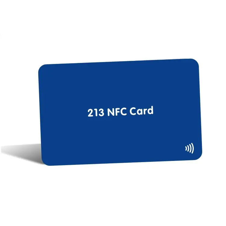 การ์ดพีวีซีสีขาวสำหรับระบบควบคุมการเข้าถึงนามบัตร NFC นามบัตร NFC แบบไม่มี S50 M1