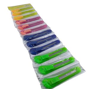 DEWEN çin fabrika Mini kutu kesici seramik maket bıçağı karton Oem taşınabilir güvenlik geri çekilebilir kesici kutusu kesici - Product Image 6