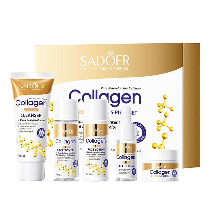 Set da cinque pezzi di collagene