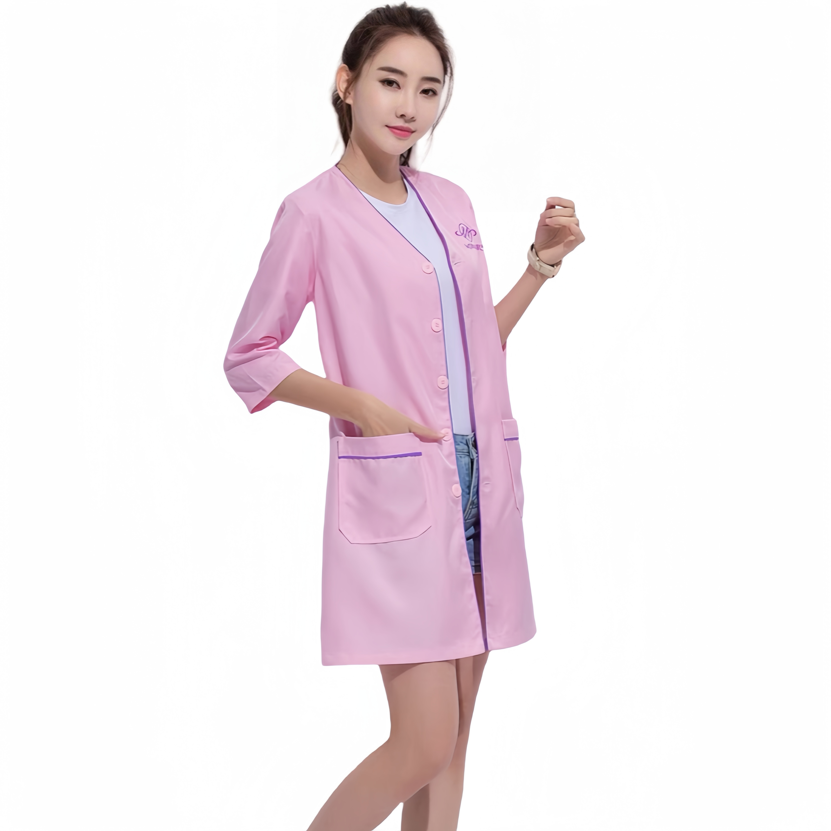 1.three quarter sleeve