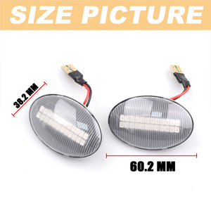 Dinamik yan işaretleyici lamba flaşör dönüş sinyal ışıkları Opel Astra F T92 Corsa B C Opel Combo B C Corsa Tigra bir Sintra Vita - Product Image 5