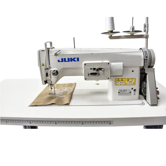 Máquina de costura jukis, máquina de costura industrial de agulha única usada jukis LZ-271 zig zag freehand