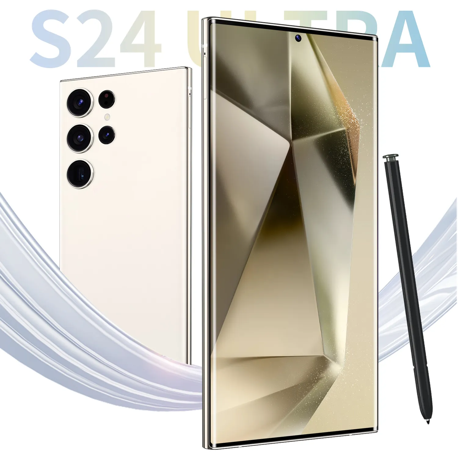 Versione globale originale S24 Ultra 5g Smartphone 6.8 pollici 3 + 64Gb Android 10 Smartphone Dual Sim telefoni cellulari intelligenti