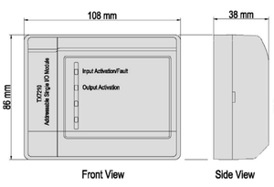 TNAファクトリーの火災警報システム用のアドレス指定可能な入出力モジュール - Product Image 3