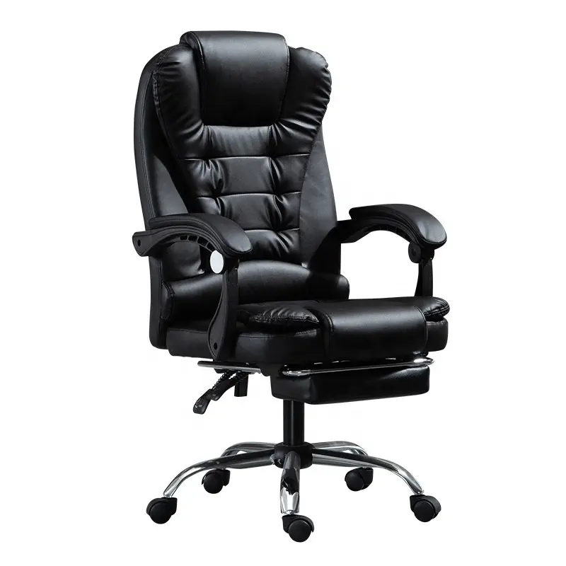 DLC-B632 vente chaude meubles de bonne qualité pivotant noir pu patron chaise de bureau
