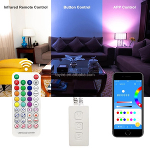 RGB-Controller SP613E Fernbedienung Smart RGB LED-Streifen Bunte Musik synchron isation APP IR 38-Tasten-Fernbedienung RGB/RGBW-Dimmer-Controller