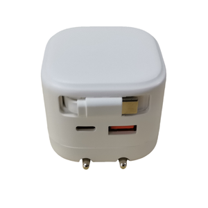 Katlanabilir ab tak 35W geri çekilebilir tip C kablo Pd Qc 3.0 Gan şarj güç adaptörü Huawei Apple Samsung için süper hızlı şarj - Product Image 3