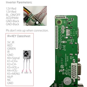 数字信号DVB-C DVB-T2 DVB-T通用LCD电视控制器驱动板/LCD TV PCBA - Product Image 3