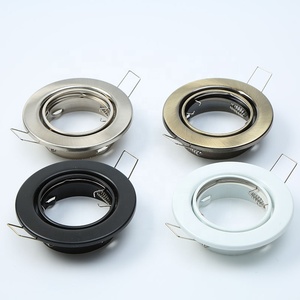 Gömme tavan çerçevesi led spot konut OEM ODM aşağı aydınlatma armatürü GU10/GU5.3/MR16/MR11 braketi tam renkli spot ışık kutusu - Product Image 1