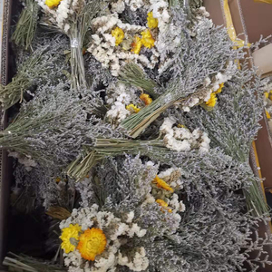 प्राकृतिक देहाती सजावटी Boho सूखे फूल Boho शादी की व्यवस्था मिनी के लिए फूल गुलदस्ता - Product Image 6