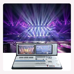 Consola de iluminación táctil Tiger de pantalla dual Dmx Tiger Touch 2 pantalla controlador Dmx pantalla Lcd Titan Tiger Touch controlador Dmx