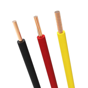 Tri-rated BS BX tel 10 12awg 2 3 çekirdek 12/2 12/3 CU/PVC 450/750V (HO7V-R) yeşil/sarı çok çekirdekli telli bakır - Product Image 1