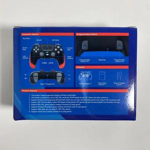 Controlador de juego de programación Macro para PS4 Compatible con PS4/Slim/Pro/PC con Joystick 360/Dual Vibration/6-Axis Motion Gamepad - Product Image 4