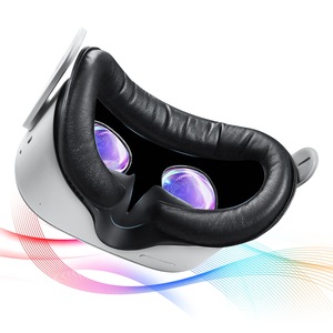 Compatible Oculus/Meta for <strong>Quests</strong> 2 Face Pad &amp; Cover Cushion Game Accessory Replacement for Enhanced Comfort &amp; Visibility - Product Image 1