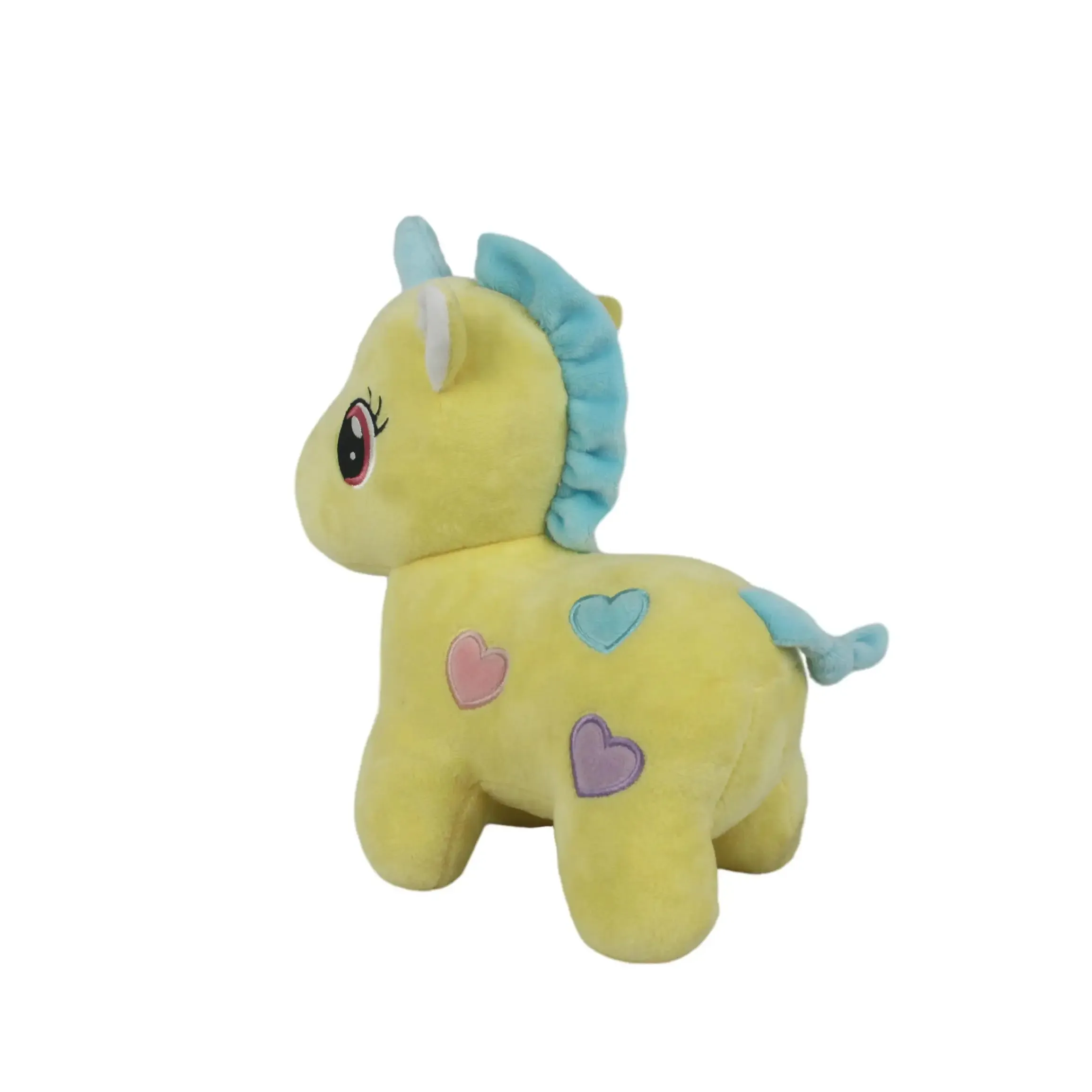 OEM/ODM fazer o seu próprio cavalo de pelúcia animal chaveiro pequeno brinquedo de pelúcia macio crianças brinquedo unicórnio recheado toy tor garra máquina